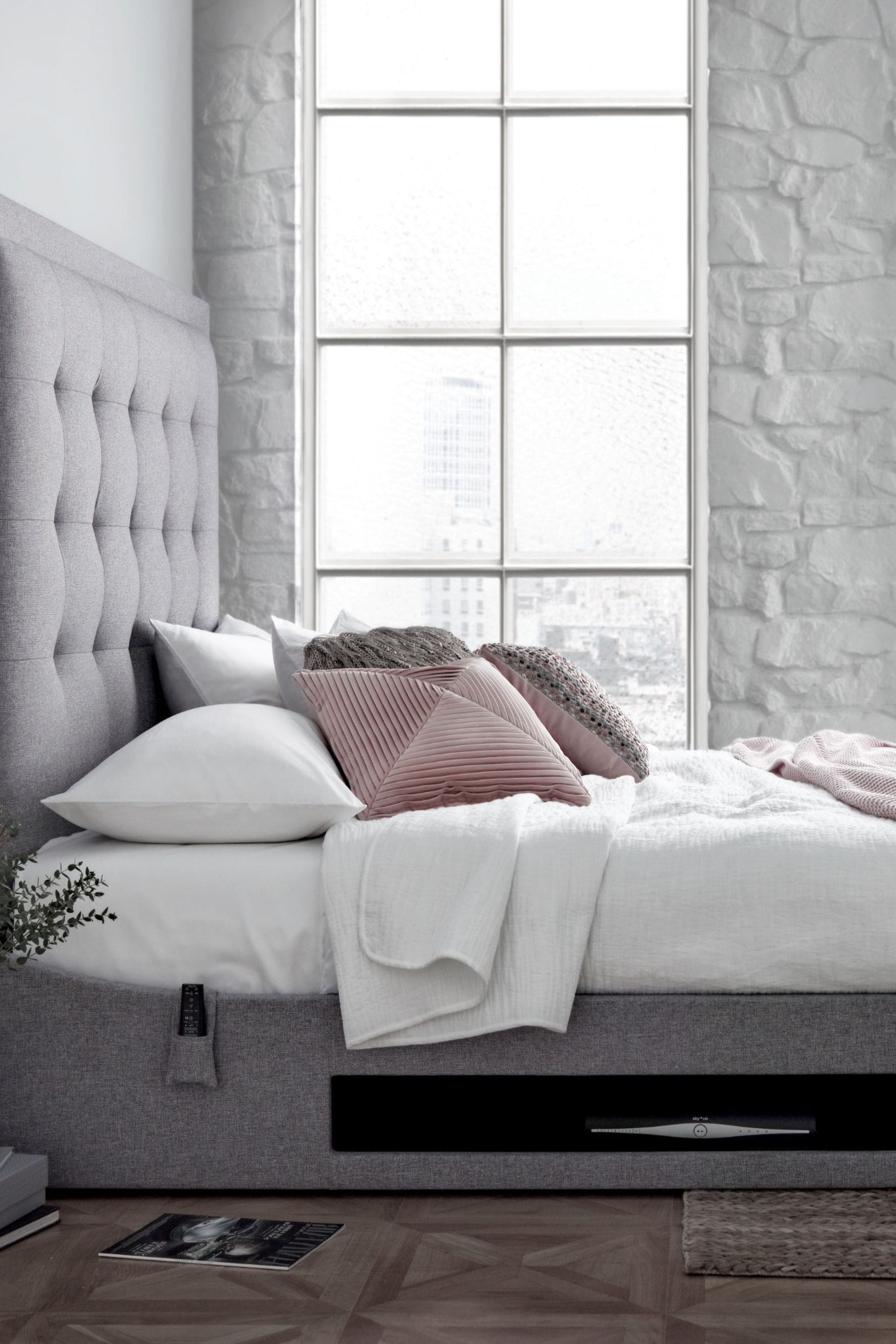 Kaydian Grey Titan TV Bed