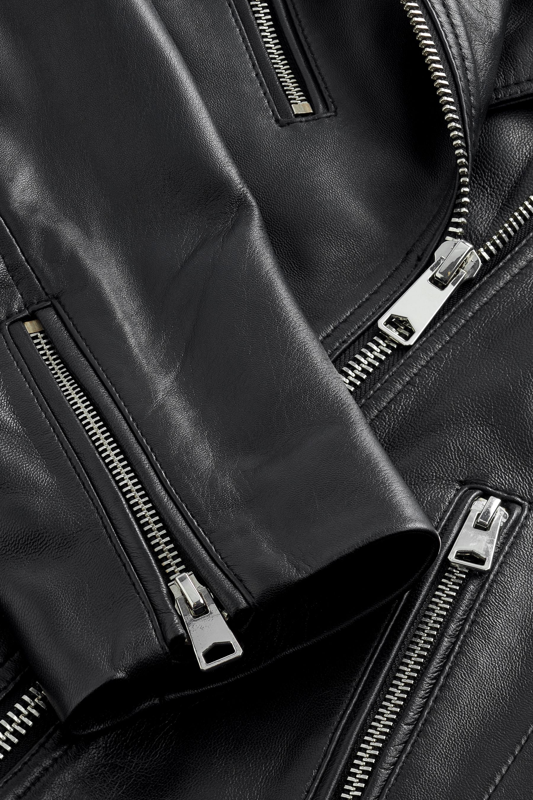 Biker leather top
