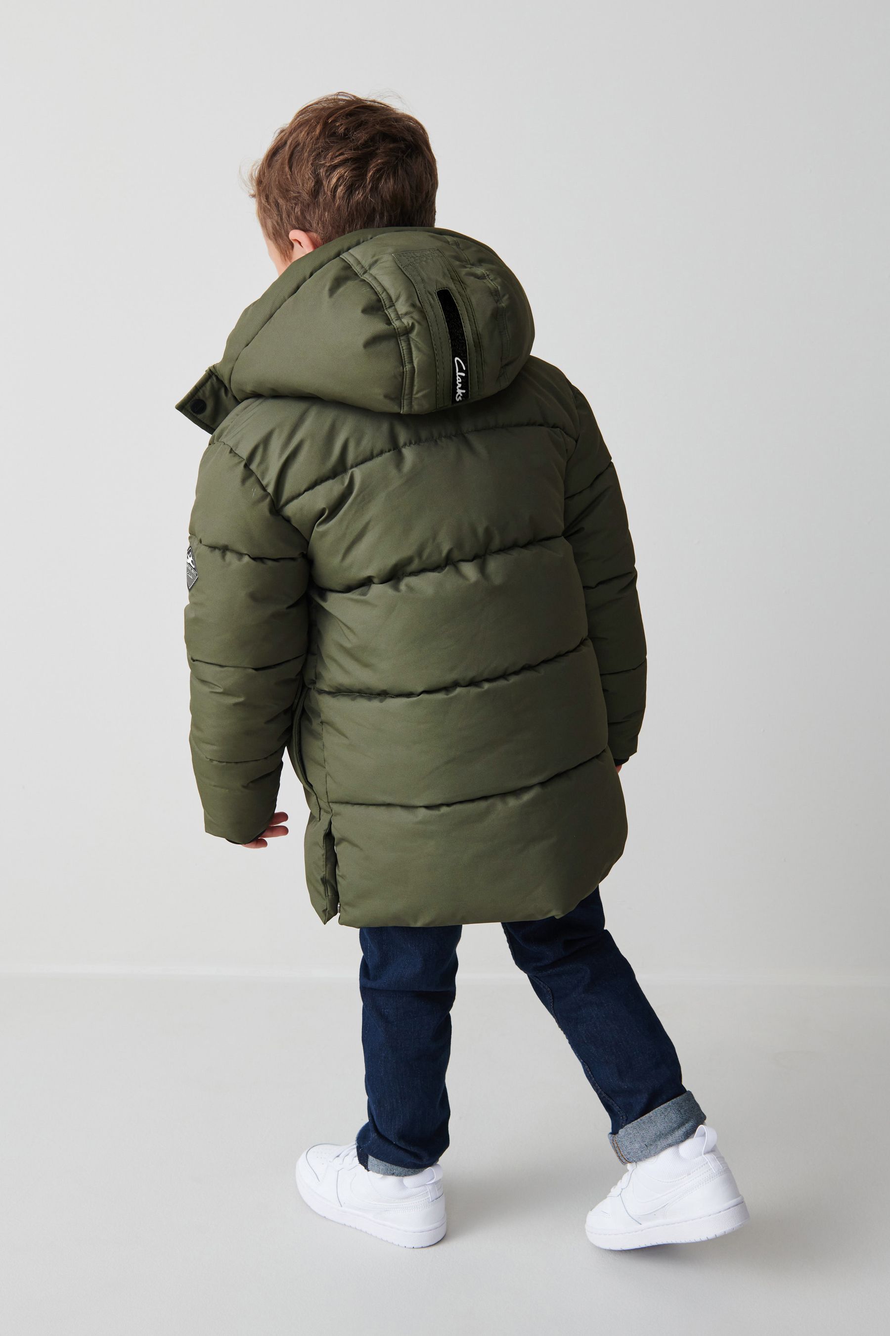 Buy Clarks Khaki Green Boys Padded Coat from the Next UK online shop
