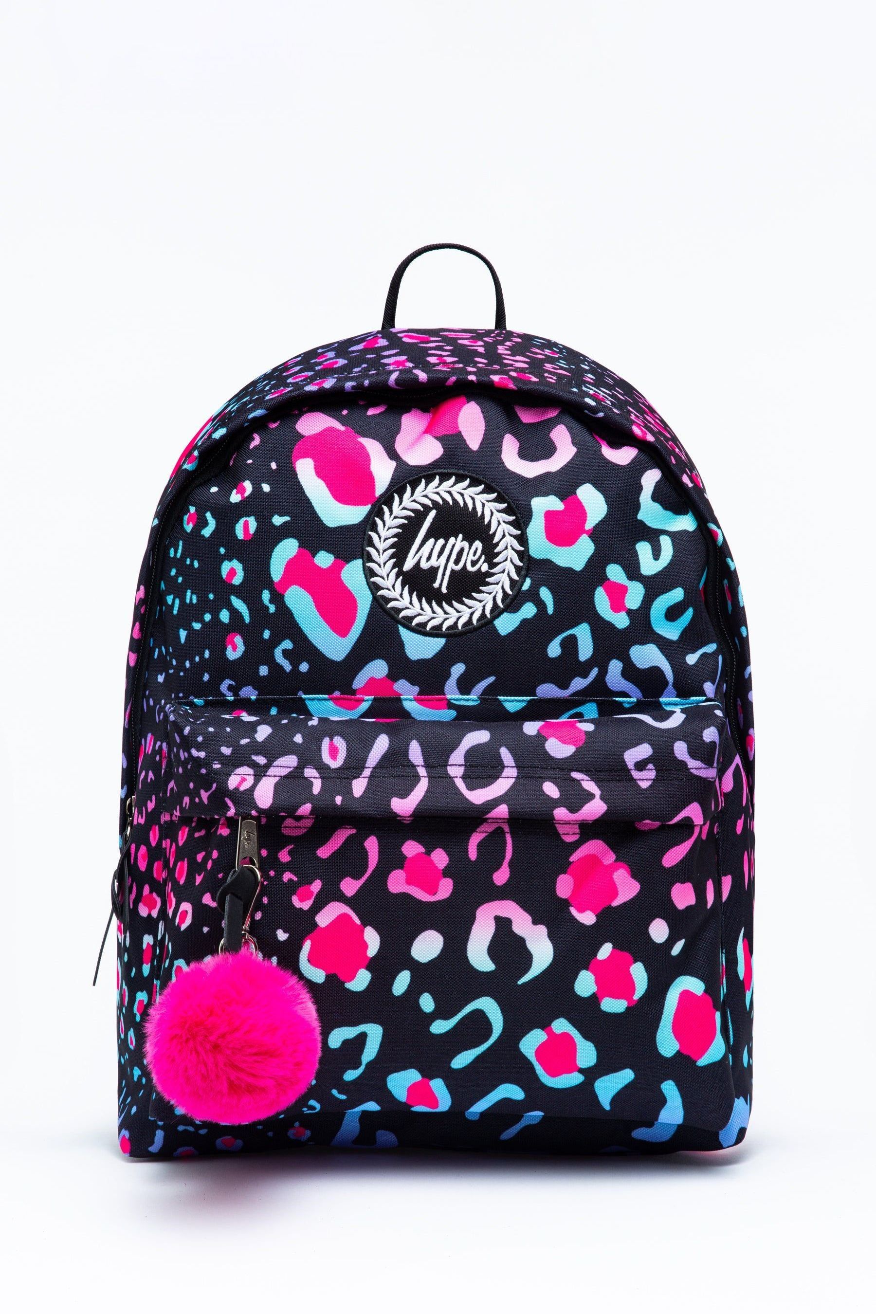 Hype leopard new arrivals print backpack