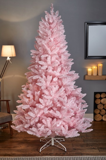 Premier Decorations Ltd 7ft Rosewood Pine Blush PVC Christmas Tree