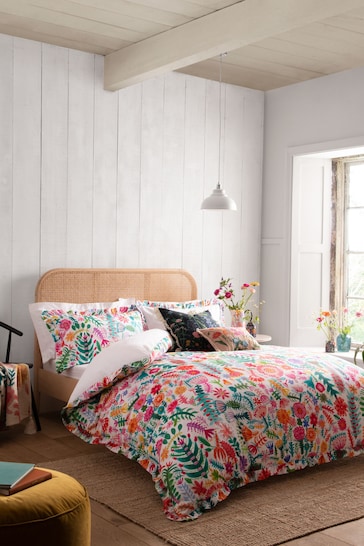 Lucy Tiffney Multi Floral Ruffle Bed Set