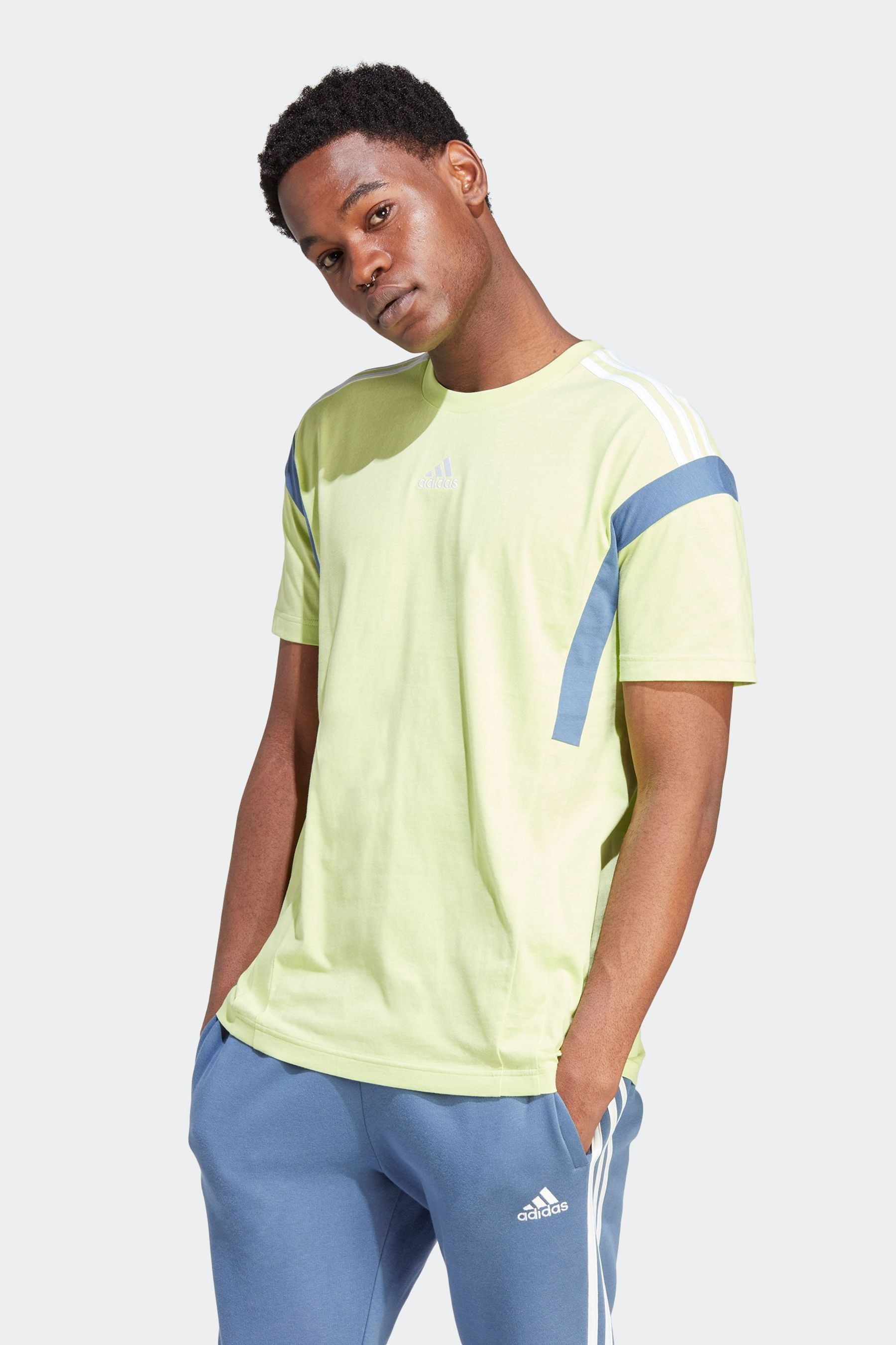 Lime green adidas shop shirts