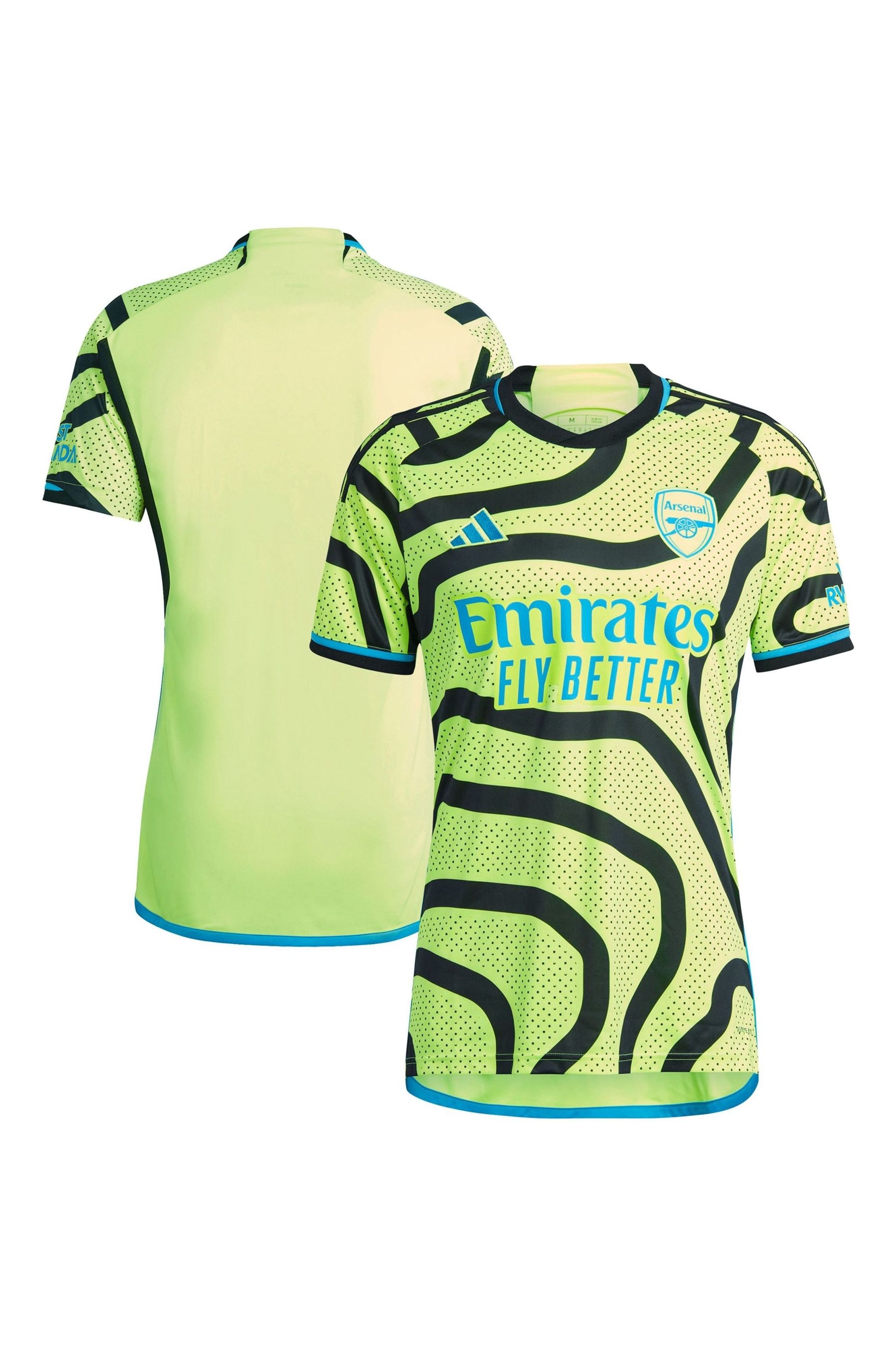 Buy adidas Yellow Arsenal 23 24 Away Jersey from the Next UK