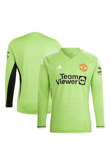 adidas Green Manchester United FC Football Jersey Shirt