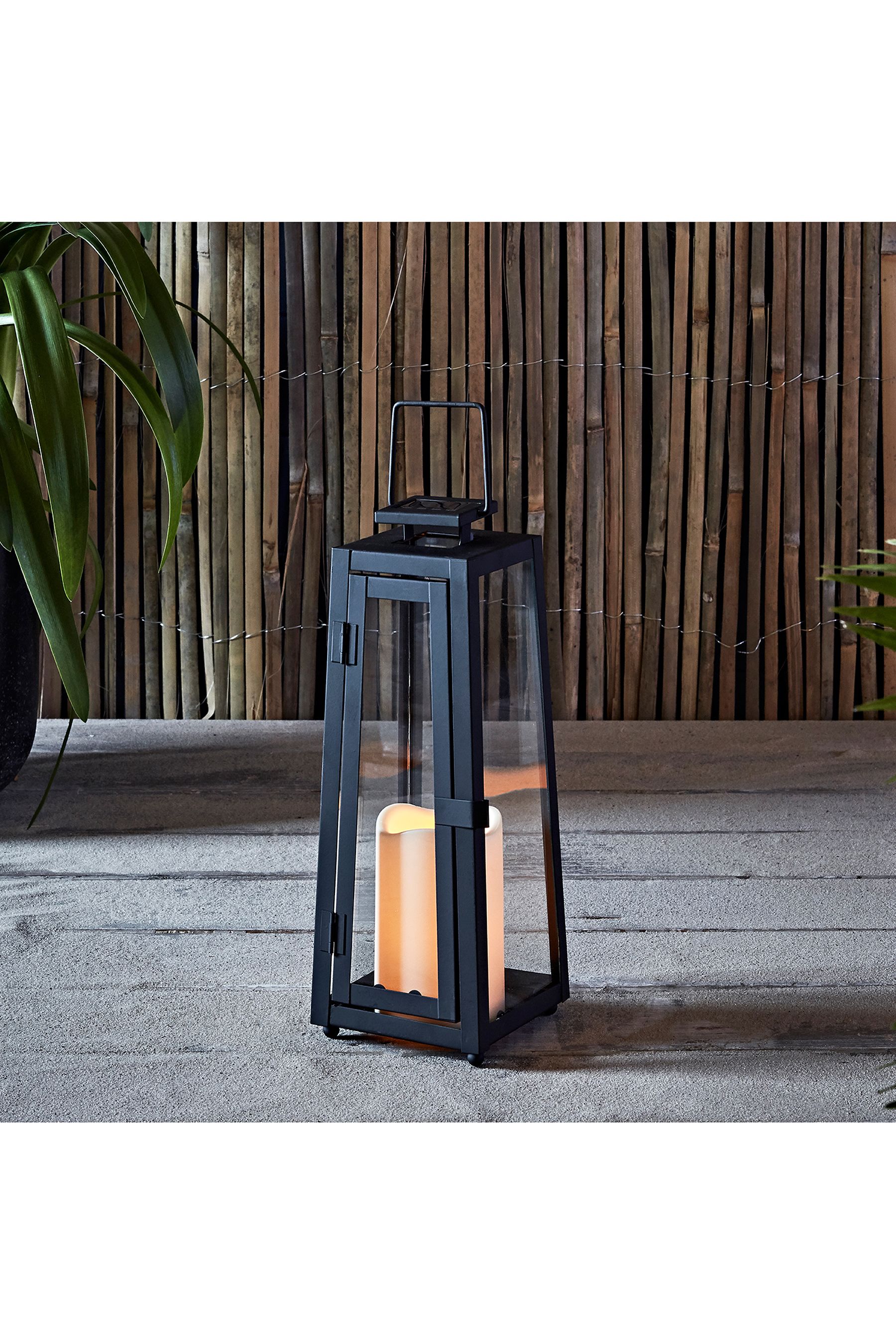 Candle lanterns for garden deals