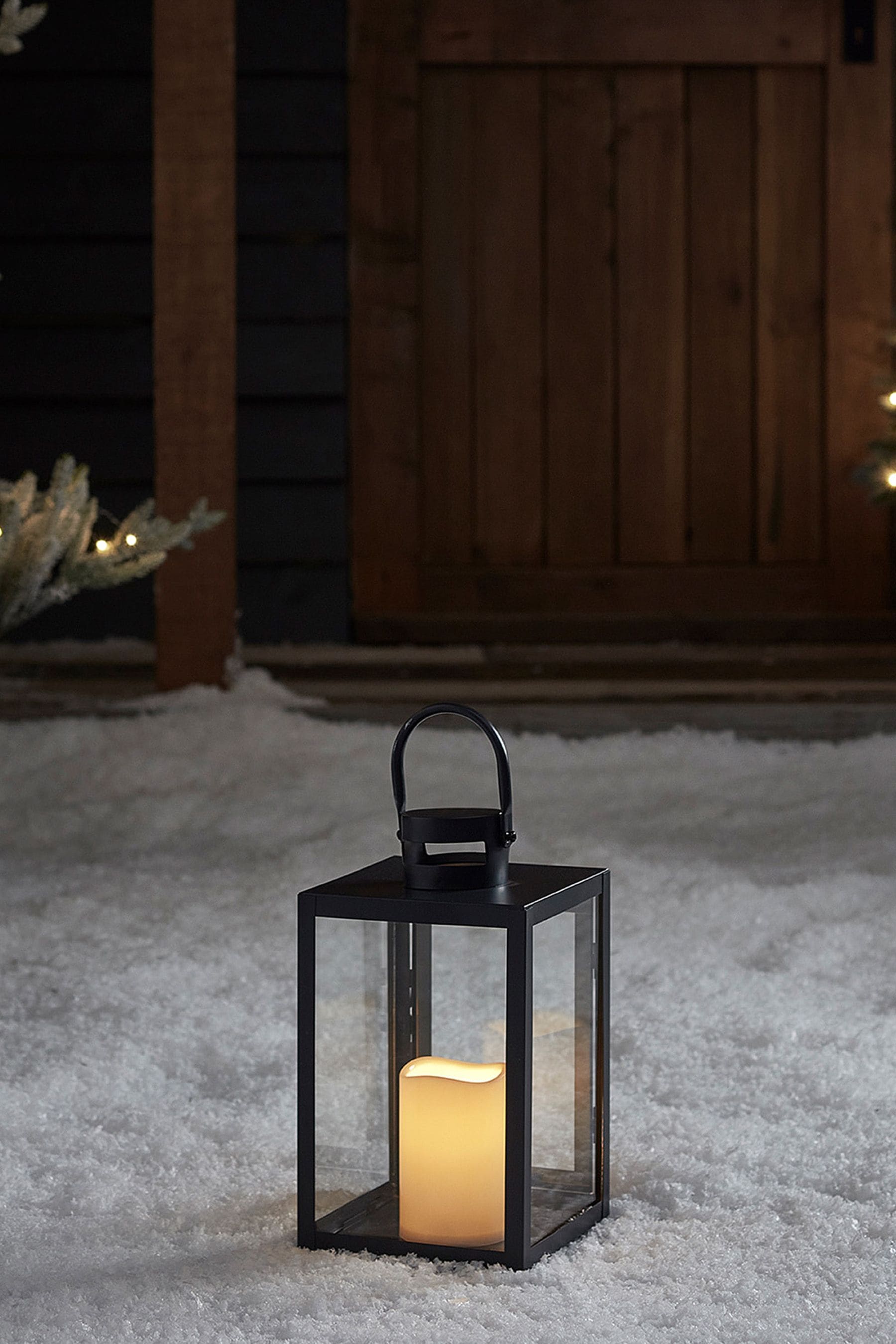 Black battery lantern deals