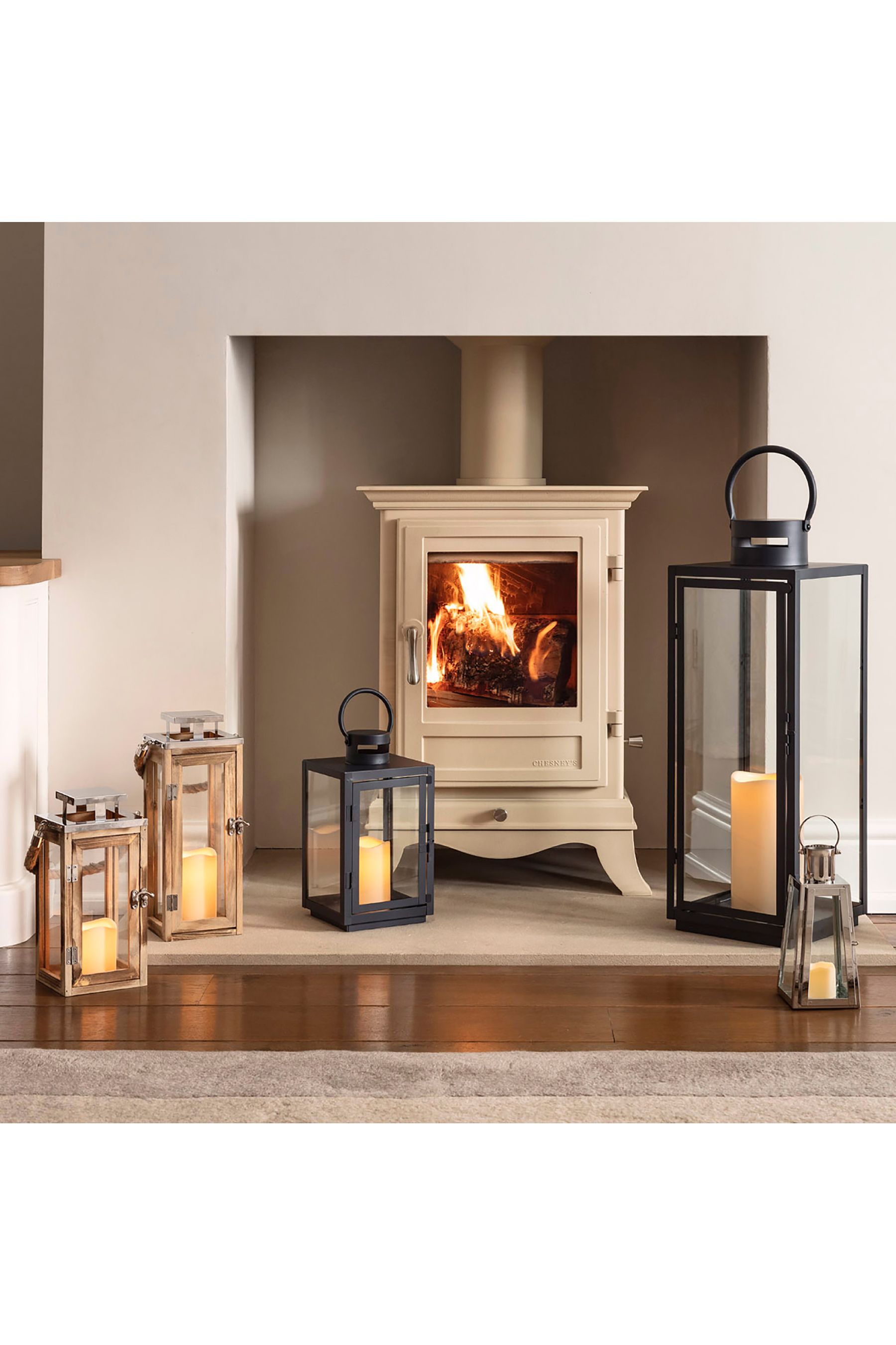 Battery operated online wood burner