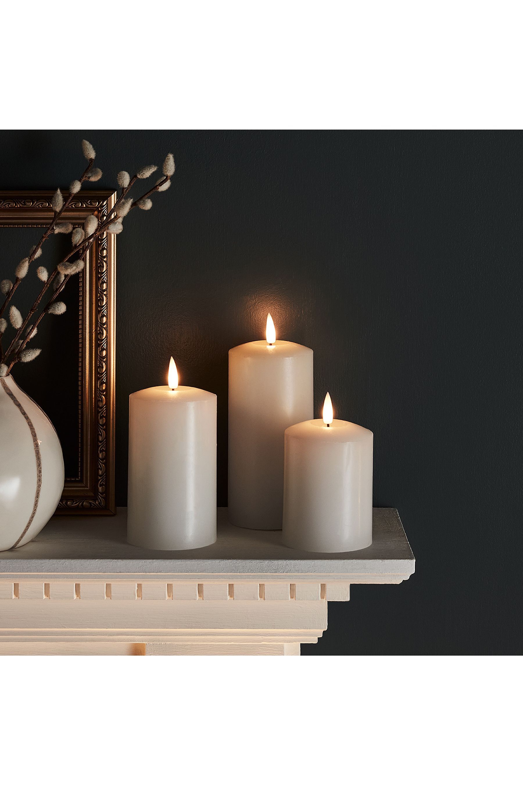 Truglow led pillar candle sale