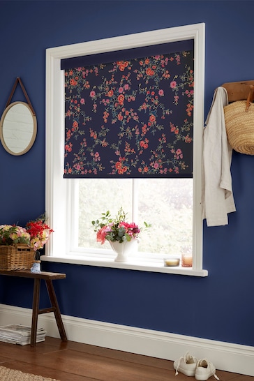 Cath Kidston Blue Millfield Blossom Made To Measure Roller Blinds