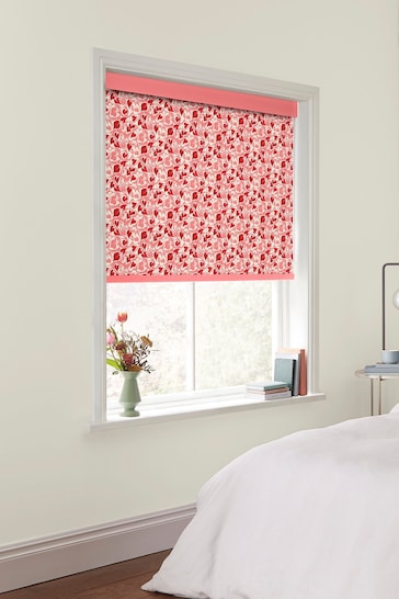 Cath Kidston Red Marble Hearts Made to Measure Roller Blinds
