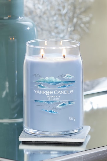 Yankee Candle Signature Large Jar Scented Candle, Ocean Air