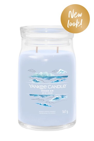 Yankee Candle Signature Large Jar Scented Candle, Ocean Air