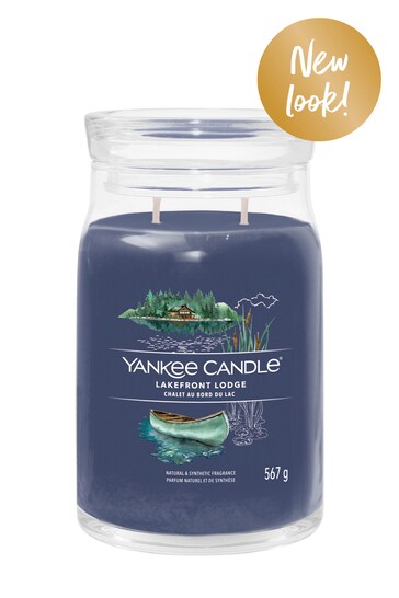 Yankee Candle Signature Large Jar Scented Candle, Lakefront Lodge