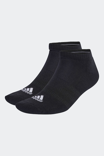 adidas Black Cushioned Low-Cut Socks 3 Pairs