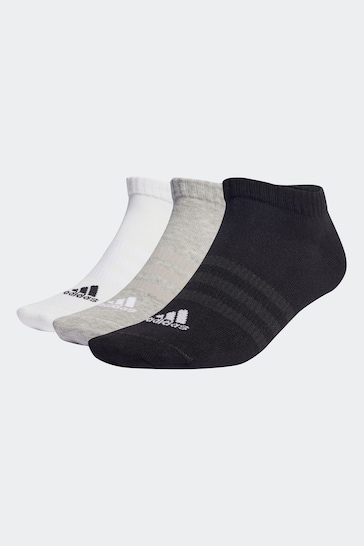 adidas Multi Adult Thin and Light Sportswear Low Cut Socks 3 Pack