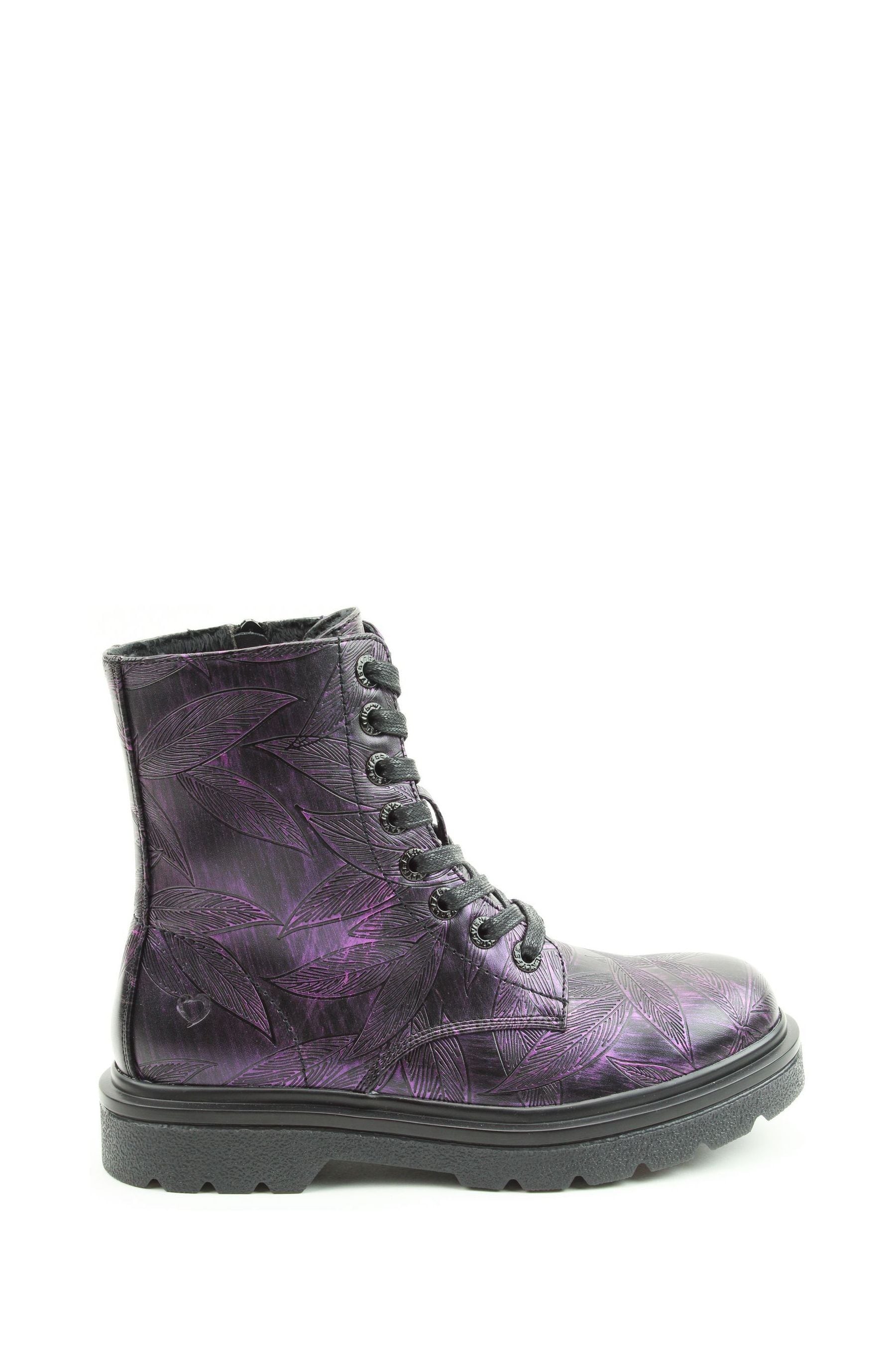 Heavenly feet purple boots 2025