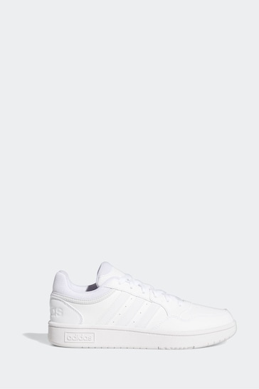 adidas White Originals Hoops 3.0 Low Classic Trainers