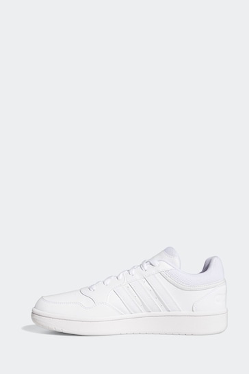 adidas White Originals Hoops 3.0 Low Classic Trainers