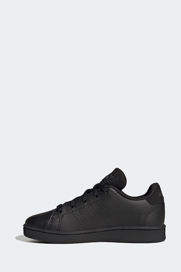 adidas Black Sportswear Advantage Lifestyle Court Lace Trainers