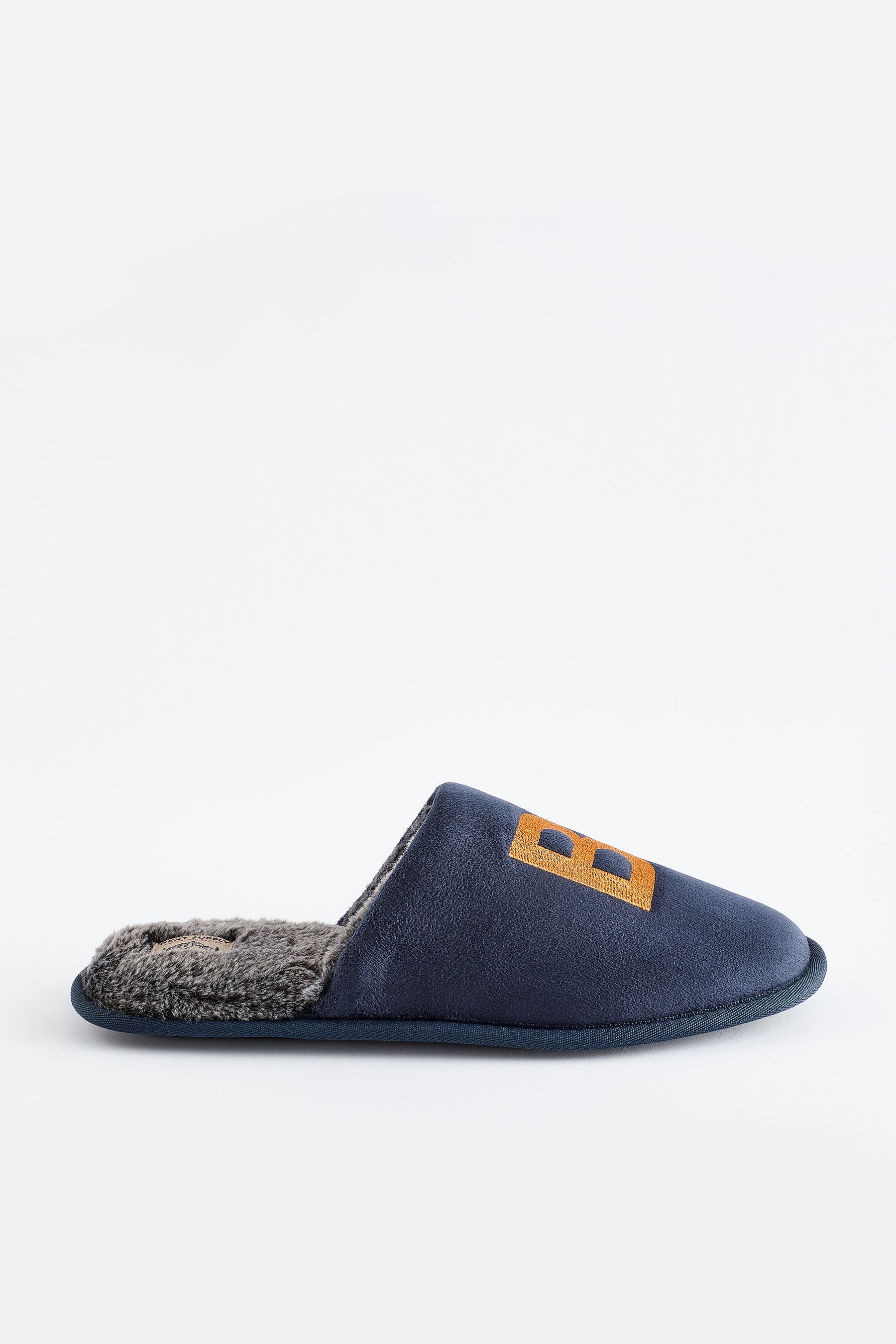 Mens monogram top slippers
