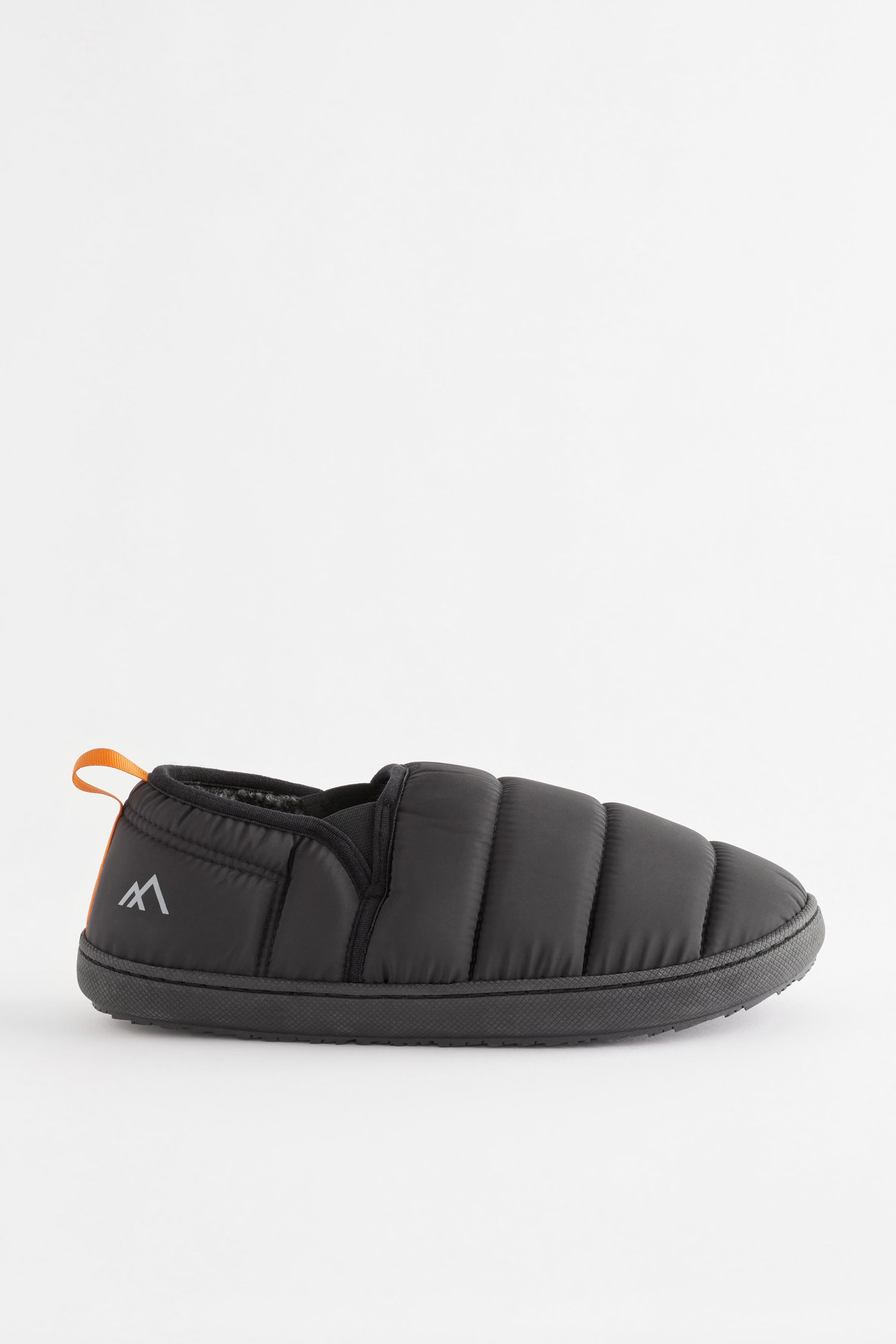 Next hot sale black slippers