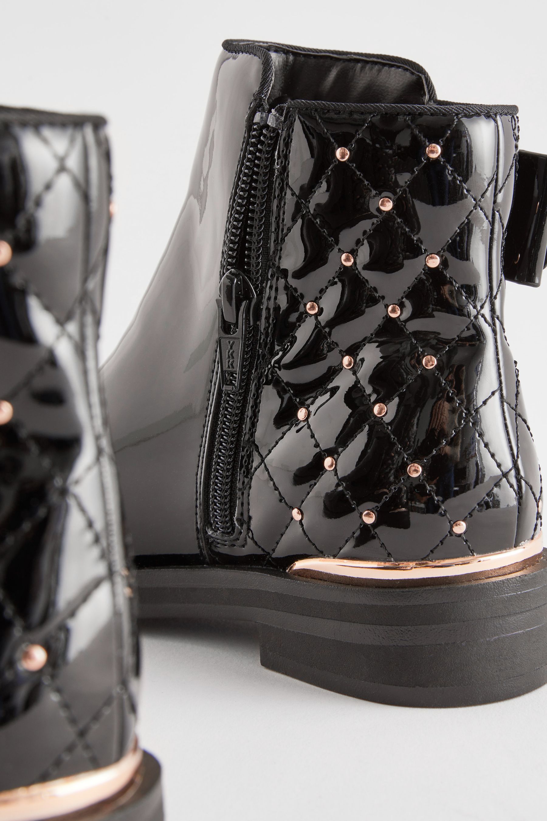 Black gold deals studded boots