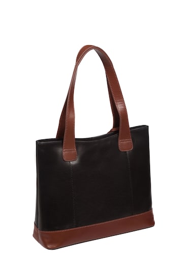 Conkca Little Patience Leather Tote Bag