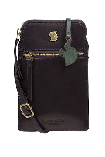 Conkca Bambino Leather Cross-Body Phone Bag