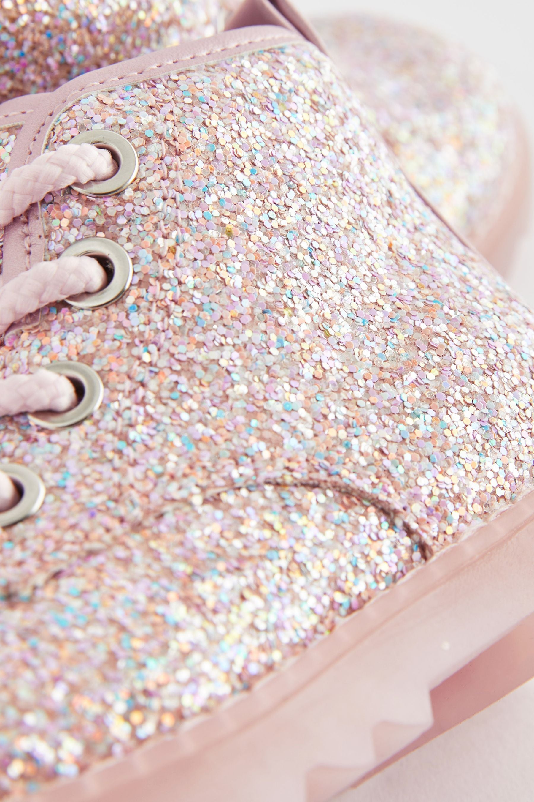 Pink sparkly shoes uk hotsell