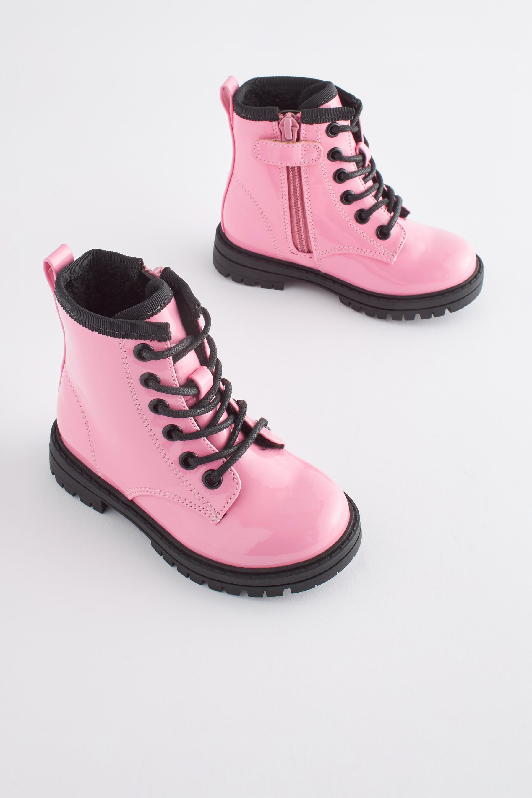 H and m best sale lace up boots