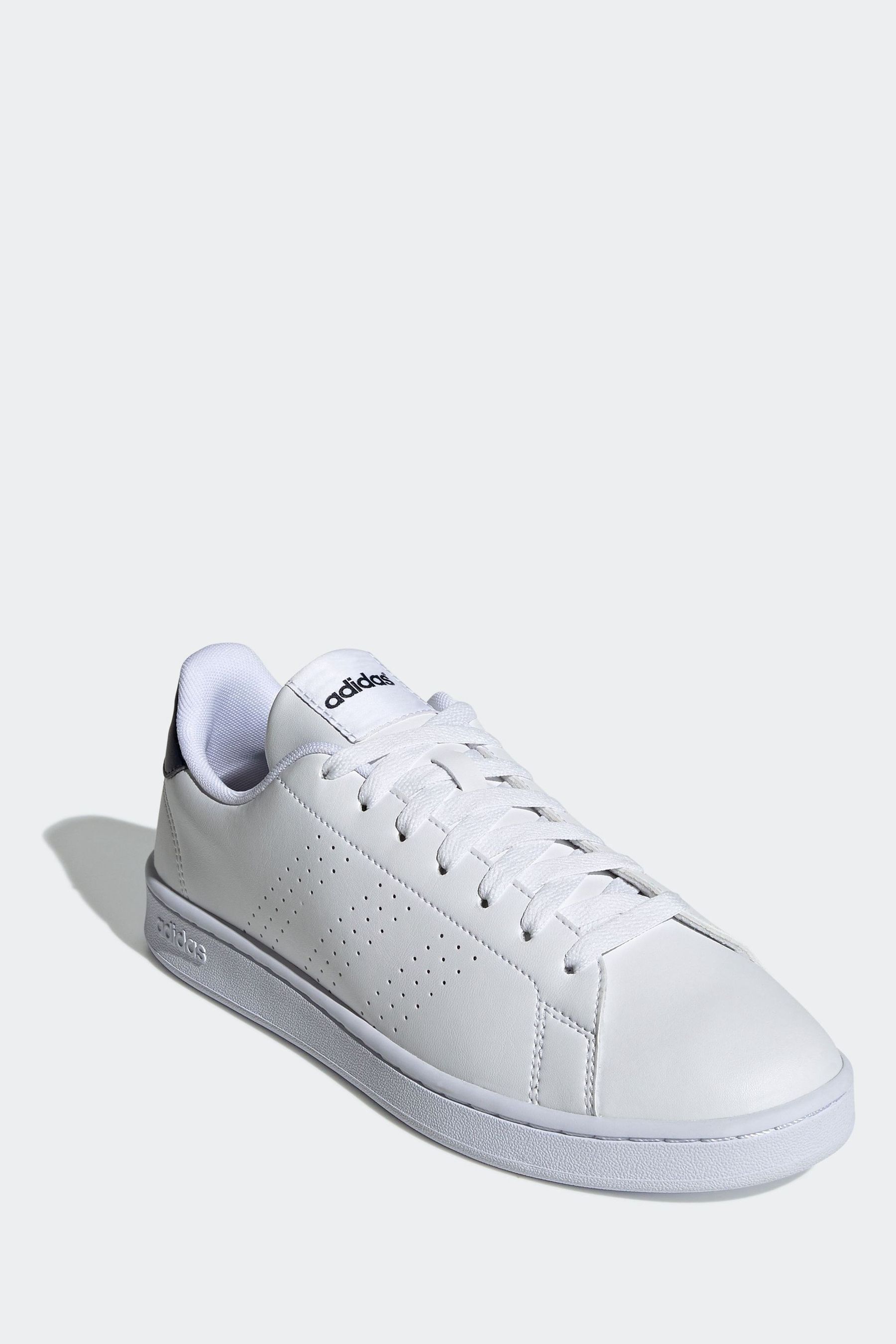 Buy adidas White Sportswear Adult Advantage Trainers from the Next