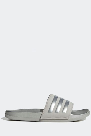 adidas Grey Sportswear Adult Adilette Comfort Slides