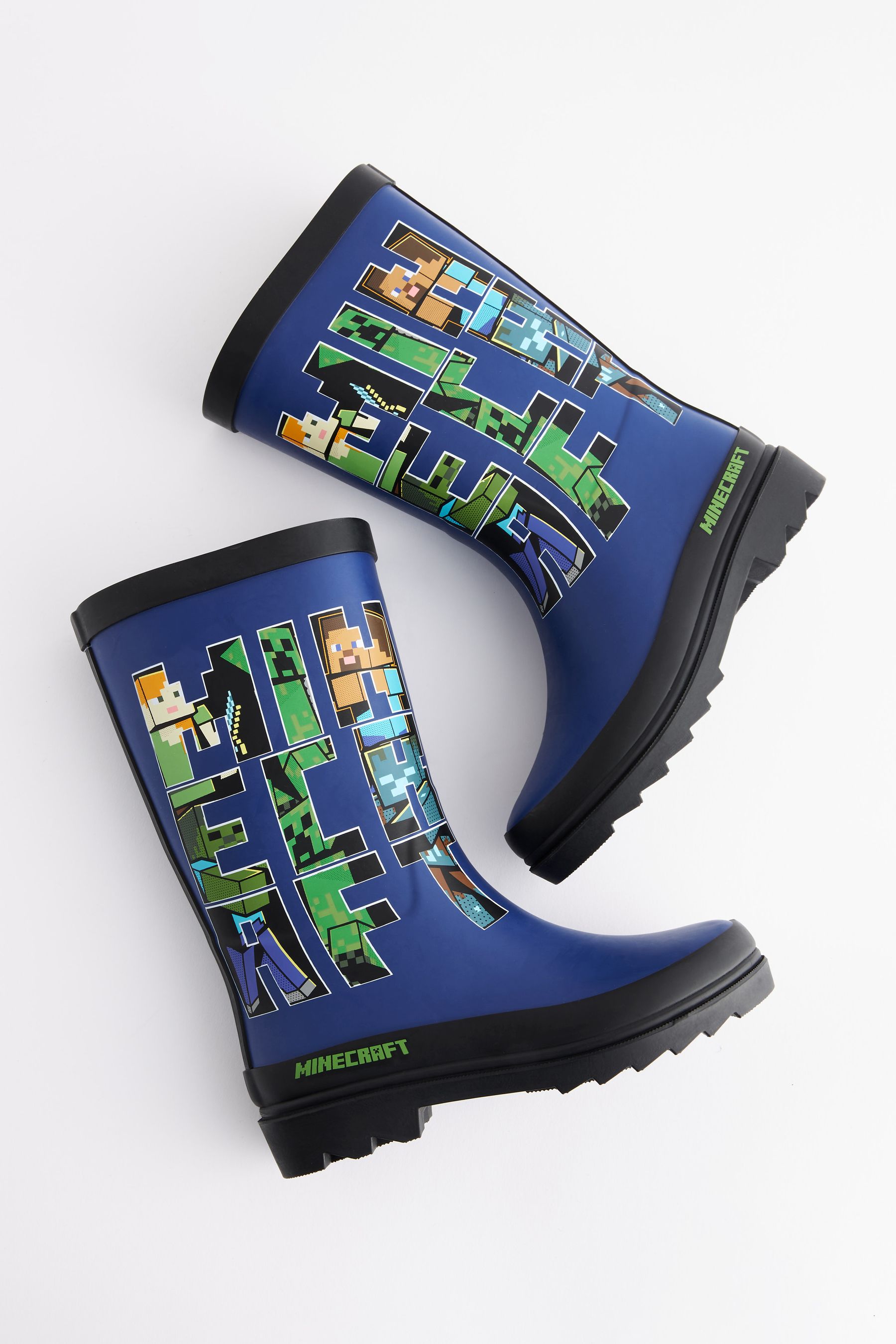 Minecraft wellies hotsell