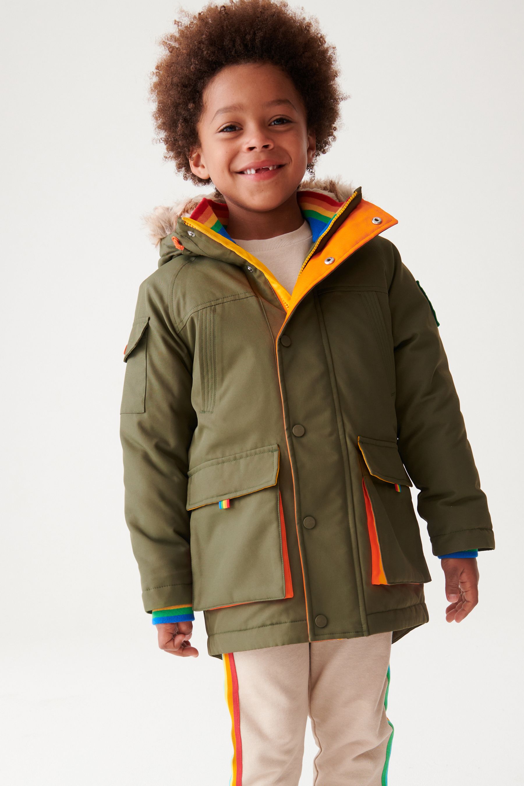 Rainbow parka outlet