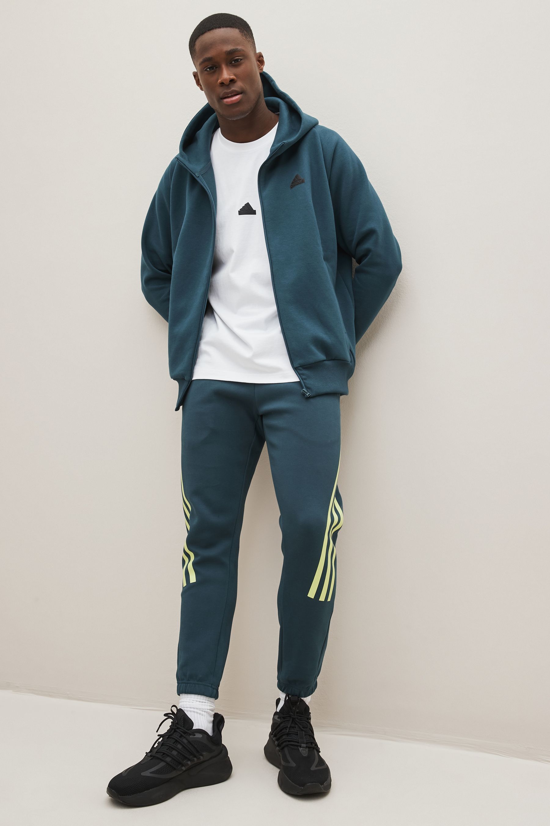 Buy adidas Teal Blue Sportswear Z.N.E. Premium Full Zip Hooded