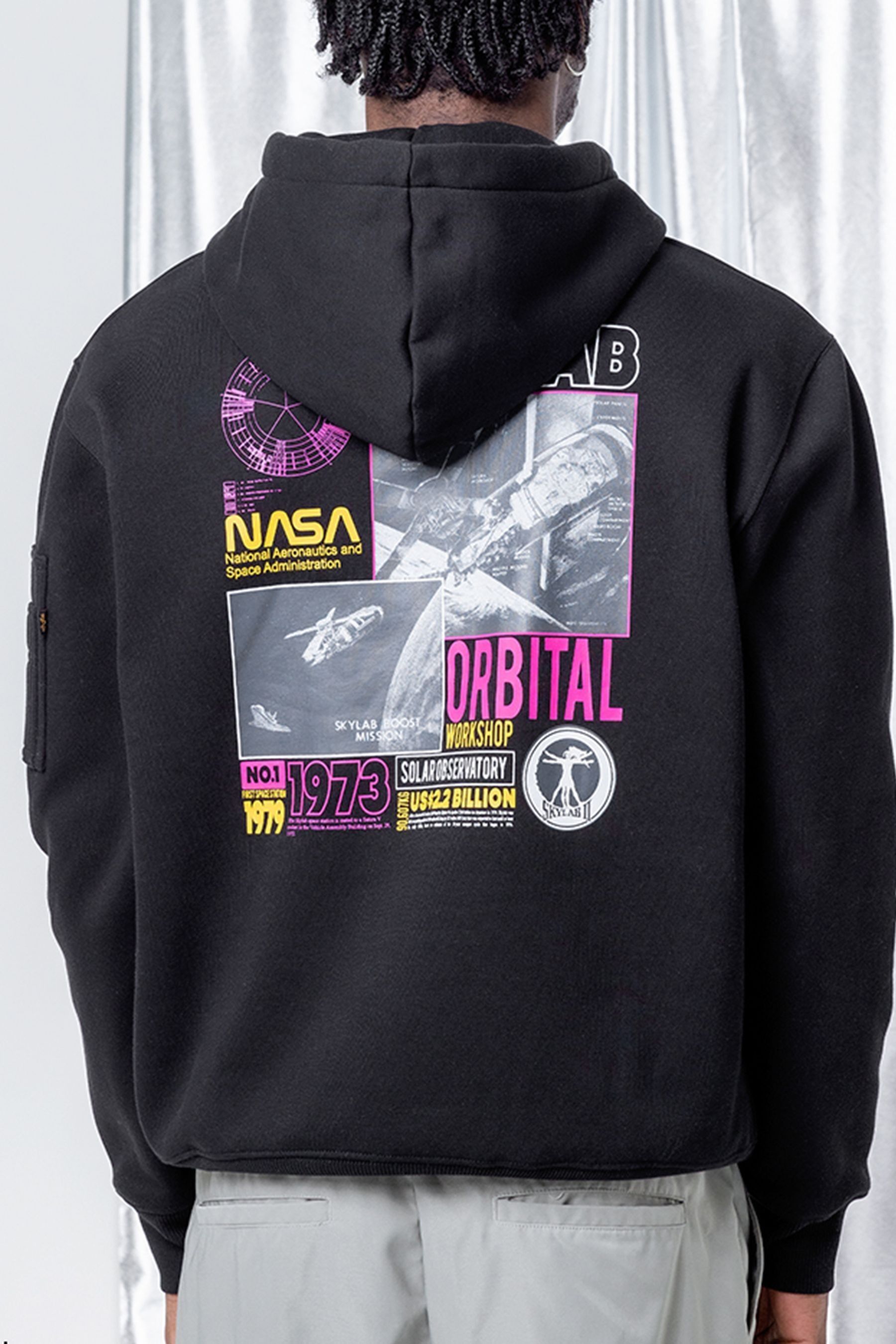 Alpha industries nasa hoodie black clearance