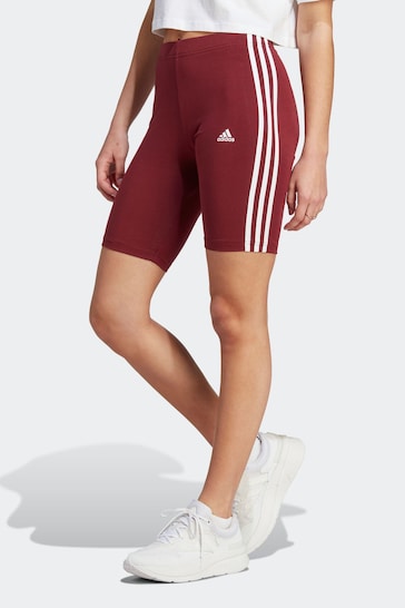 adidas Red 3 Stripe Shorts