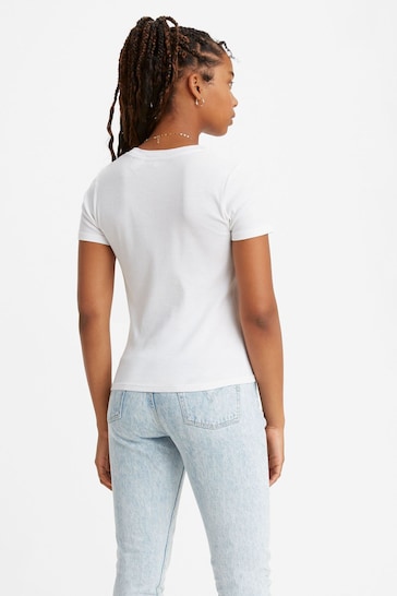 Levi's® White Rib Baby T-shirt