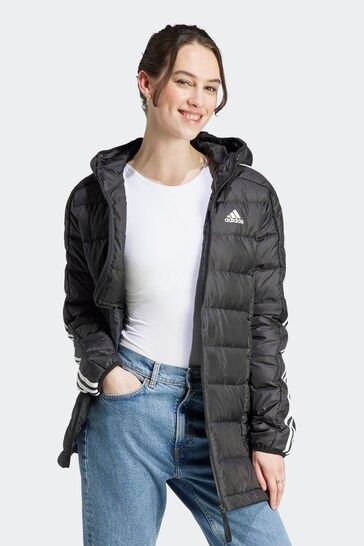 adidas black parka