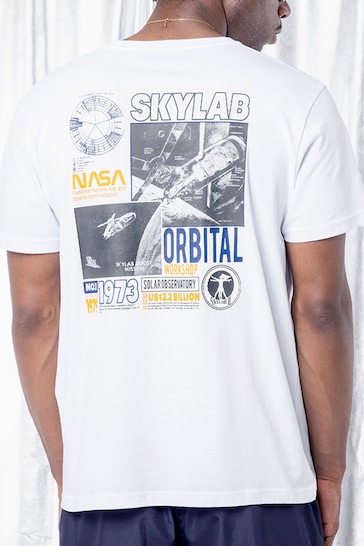 Alpha Industries White Skylab NASA T-Shirt