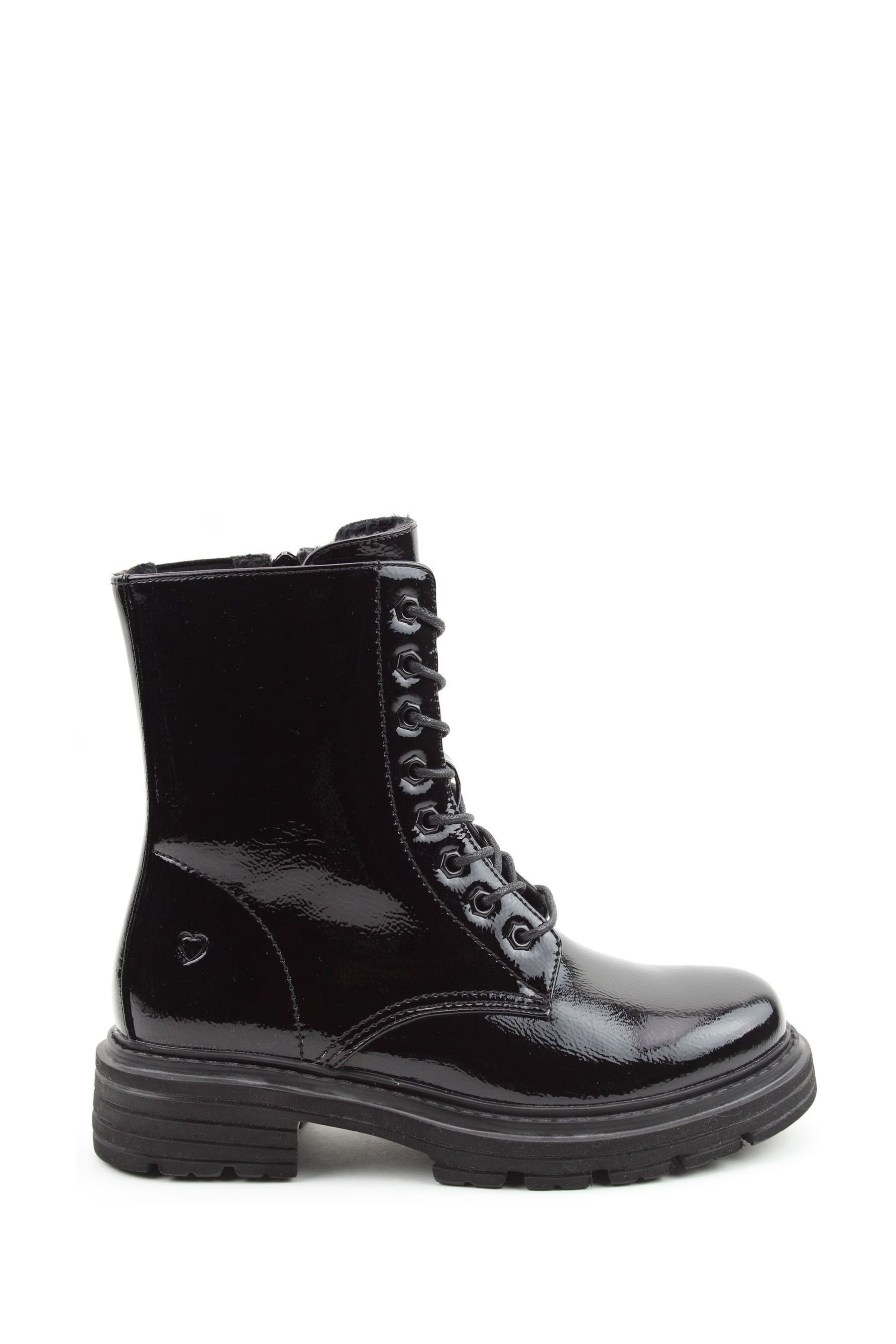 Buy Heavenly Feet Ladies Vegan Friendly Mid Black Boots from the