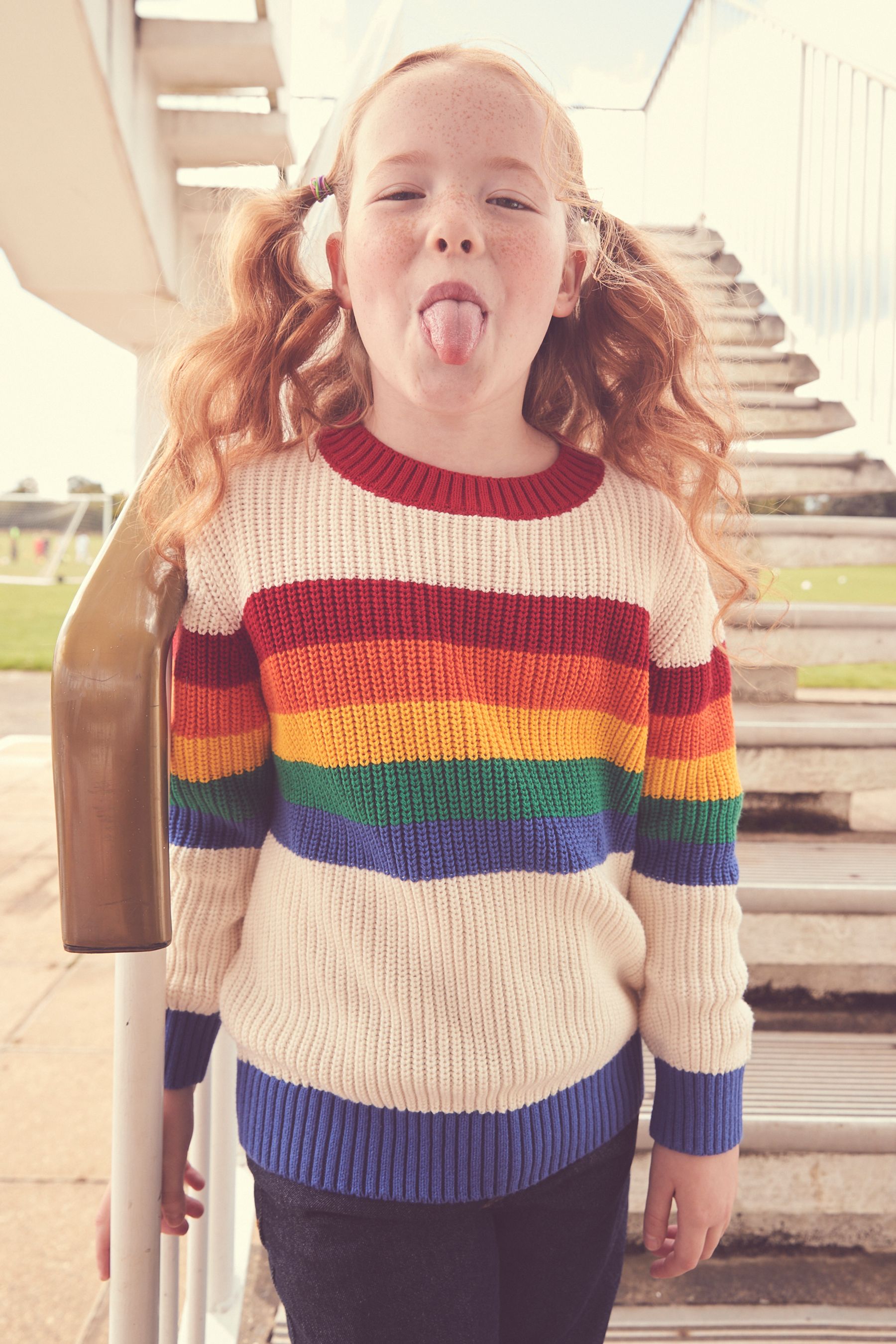 Vans rainbow new arrivals jumper