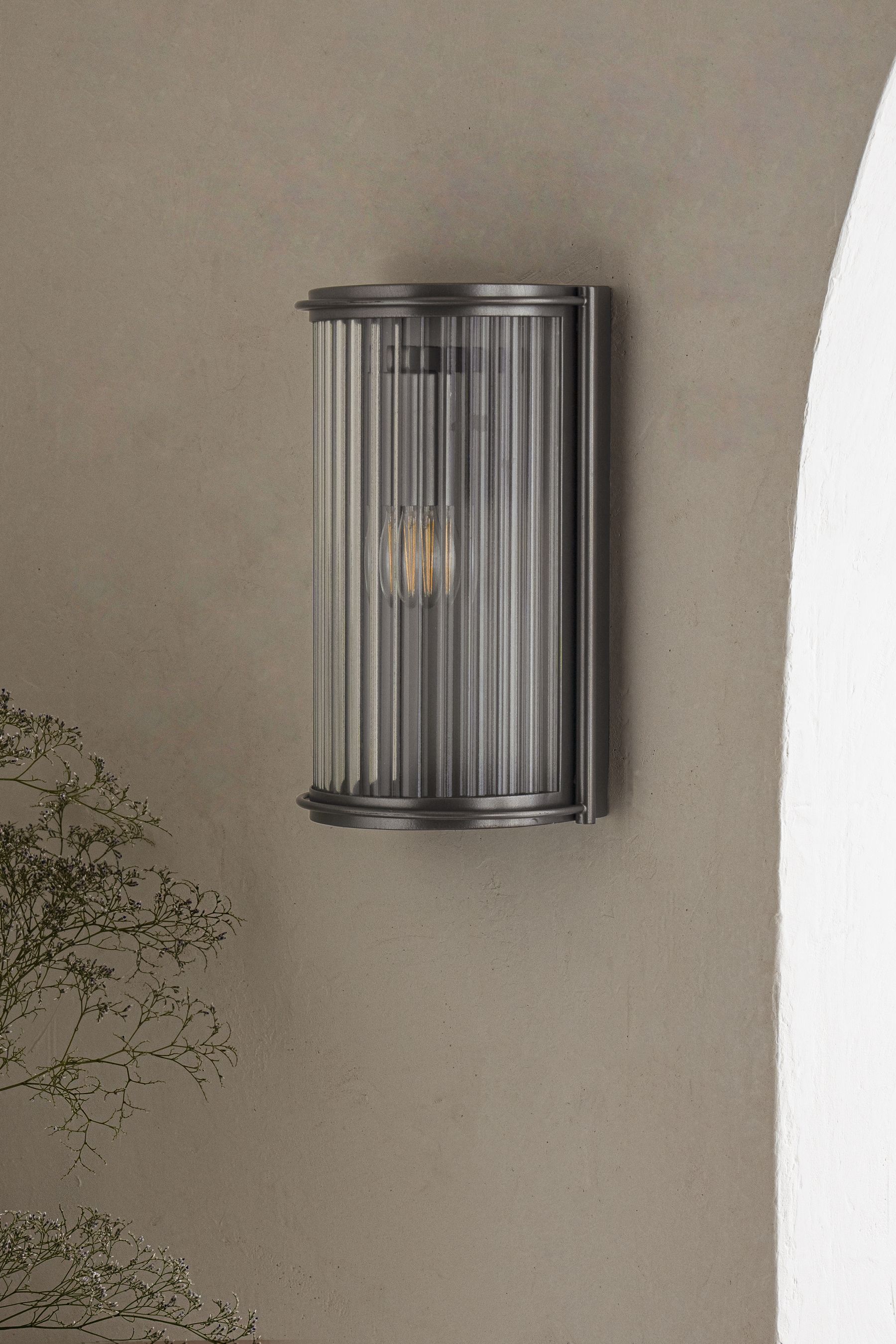 Pewter Grey Hertford Outdoor And Indoor Including Bathroom Wall Light