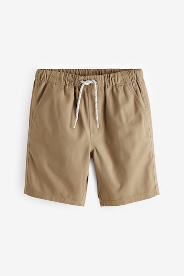 Pink/Tan Brown/Sage Green Pull-On Shorts 3 Pack (3-16yrs)