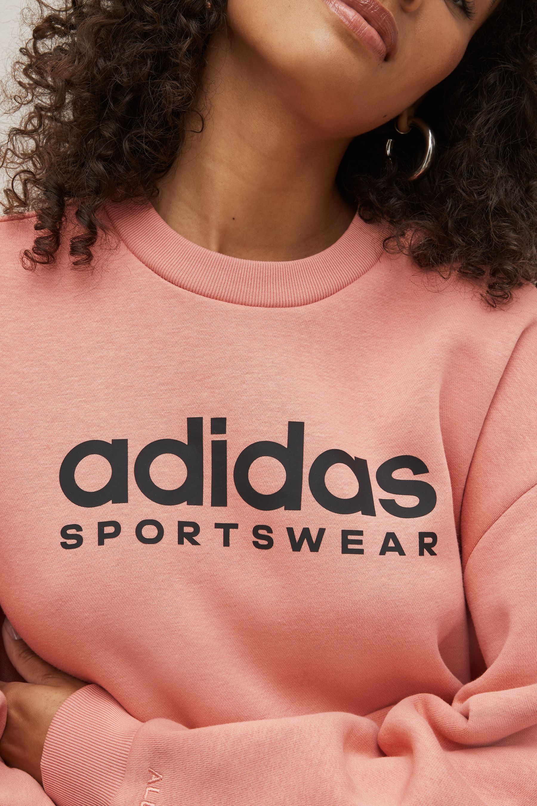 Rose gold adidas sweatshirt sale