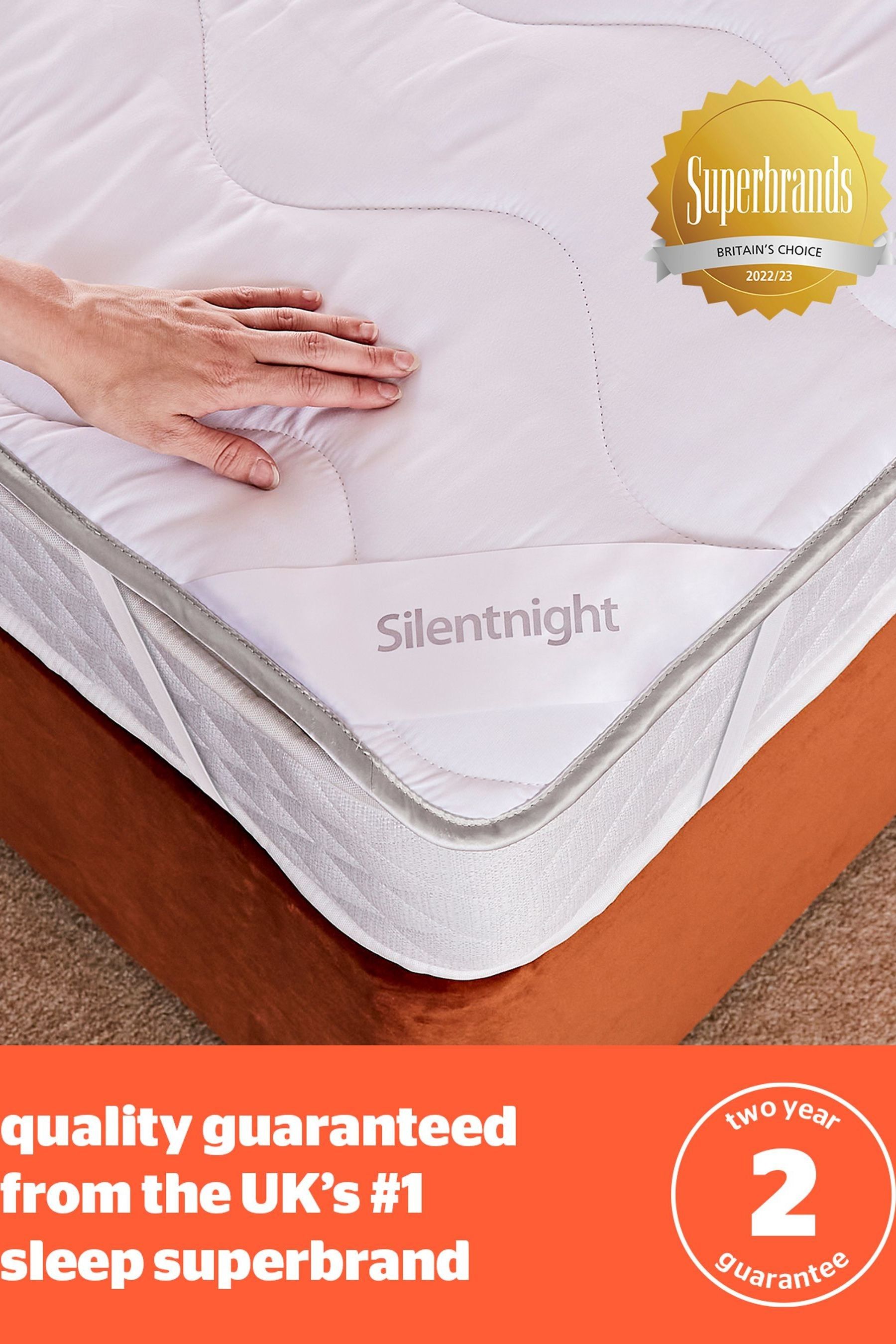 Silentnight White Self Heating Mattress Topper