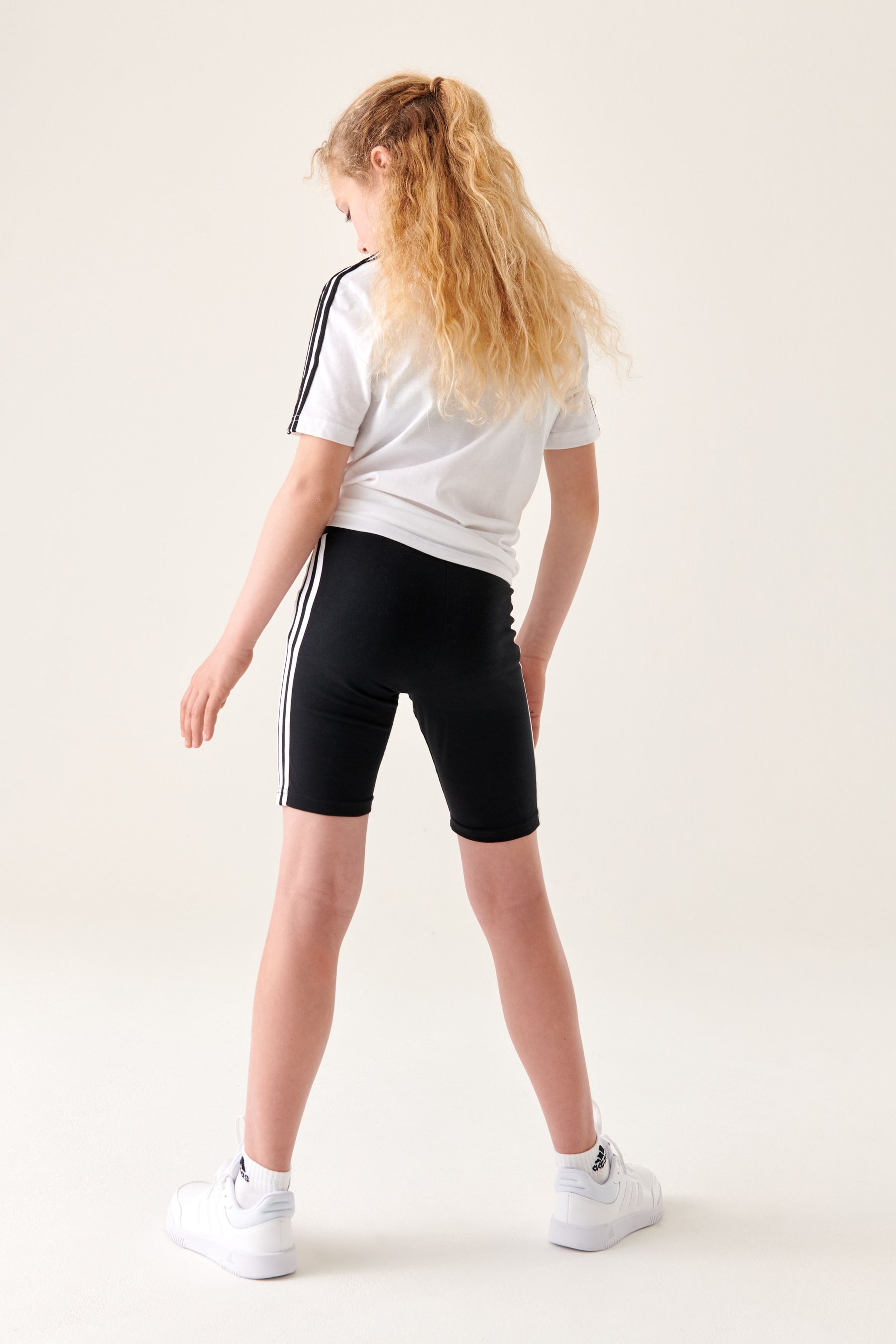 Black cotton shop biker shorts