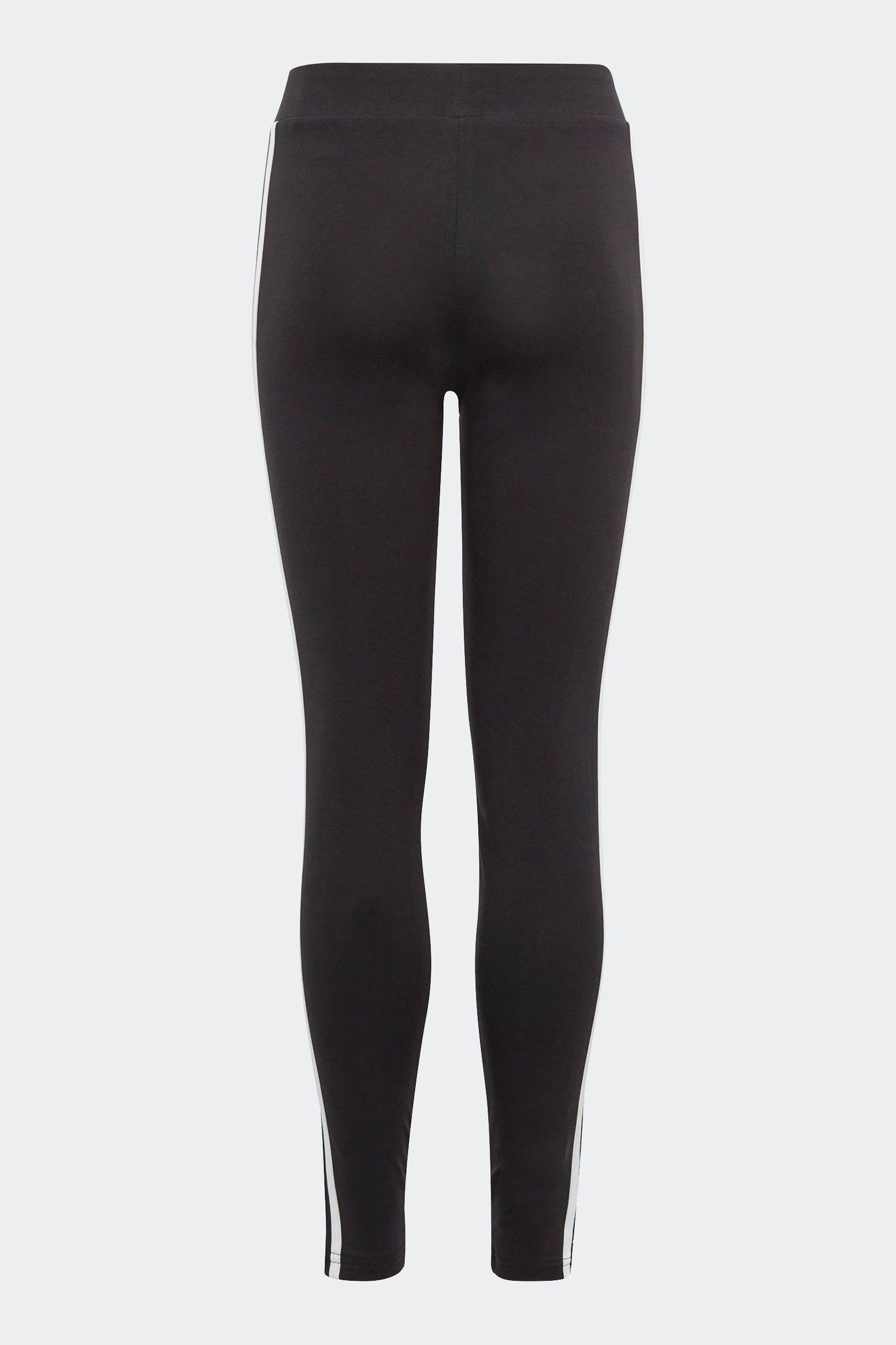 Buy adidas Dark Black Sportswear Essentials 3 Stripes Cotton Leggings from the Next UK online shop