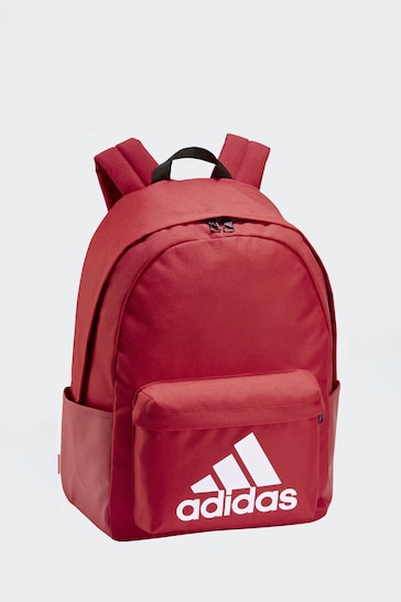 adidas Red Adult Classic Badge of Sport Backpack
